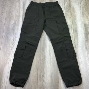 Richie le Collection Cargo Track Pants Mens Small Dark Gray Jogger Men 27x28